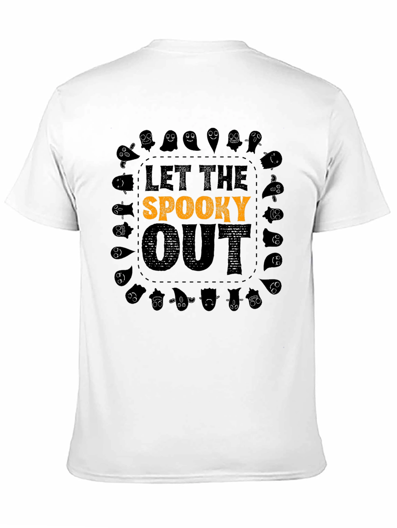 Let The Spooky Out Halloween Graphic T-Shirt
