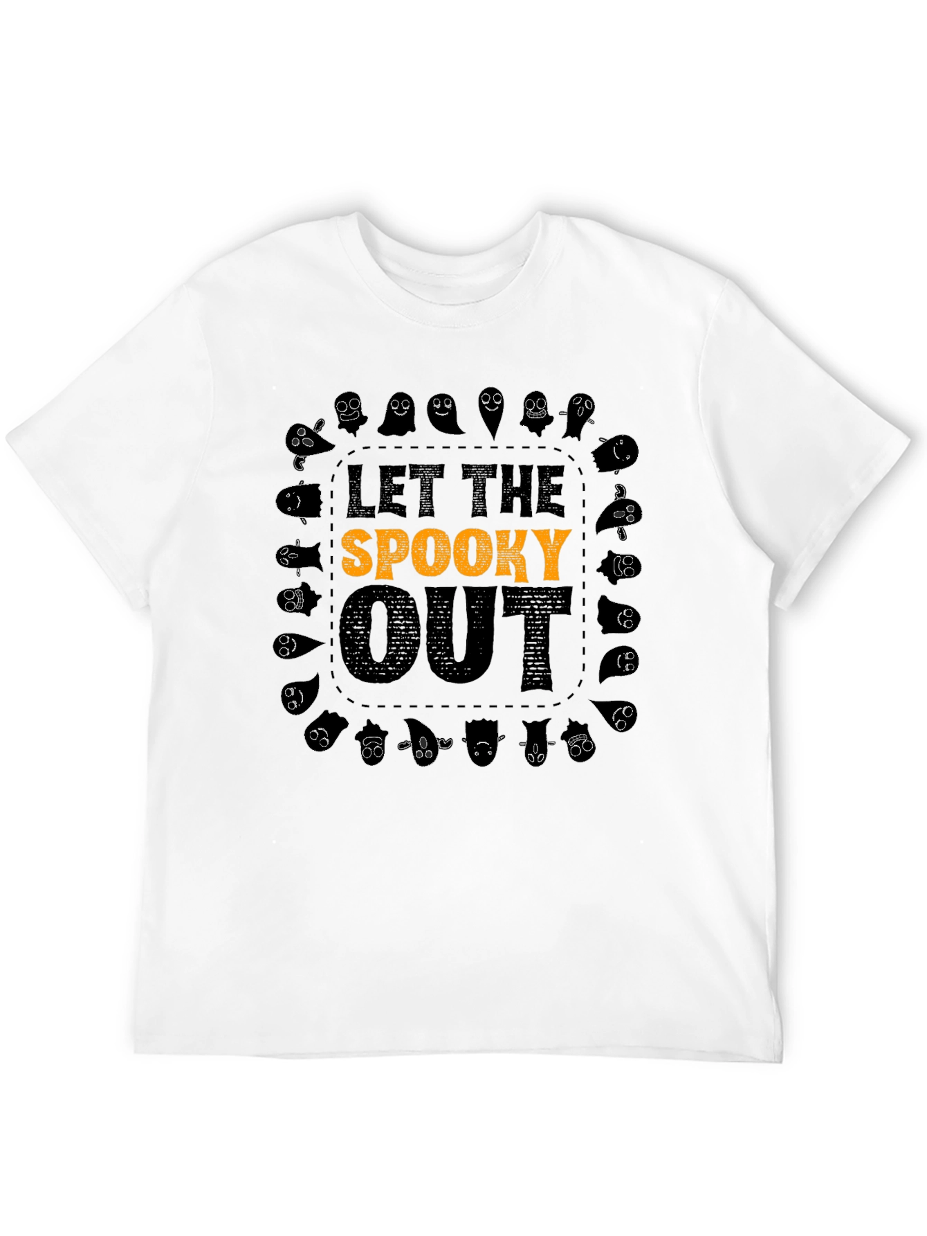 Let The Spooky Out Halloween Graphic T-Shirt
