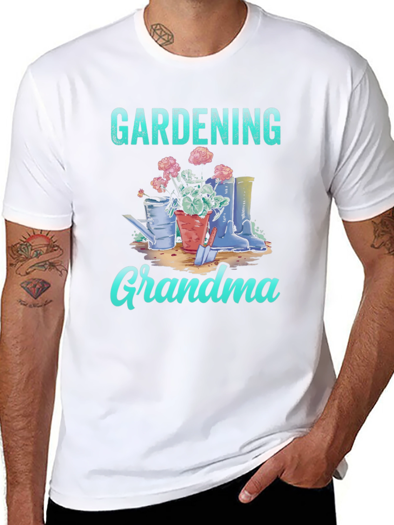 Gardening Grandma T-Shirt Gardeners Gift
