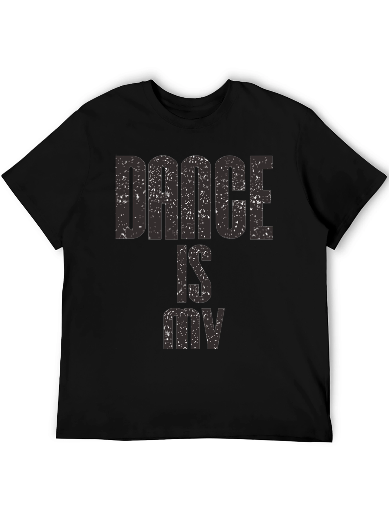 Dance Is My Life Black Graphic Tee