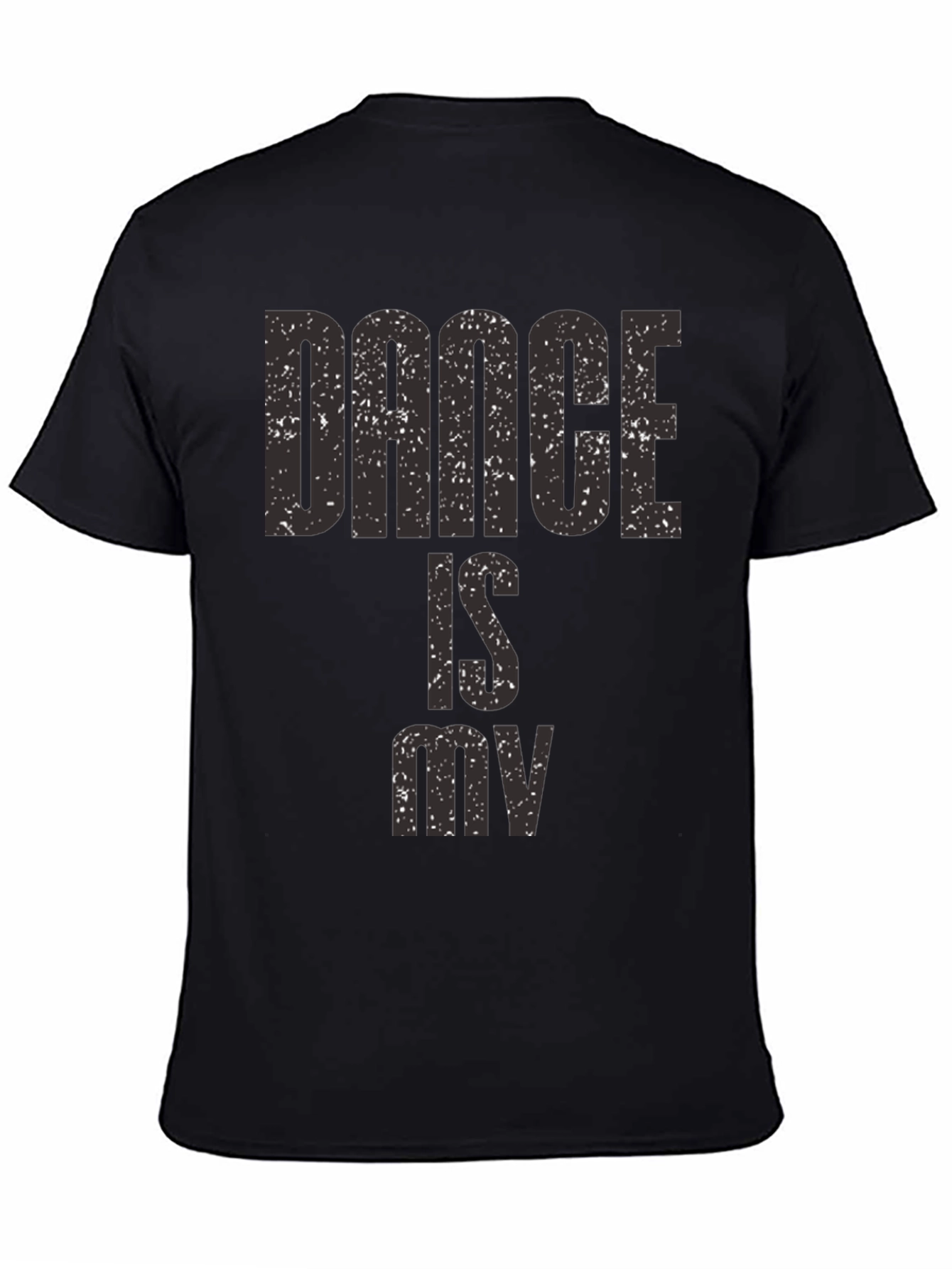 Dance Is My Life Black Graphic Tee
