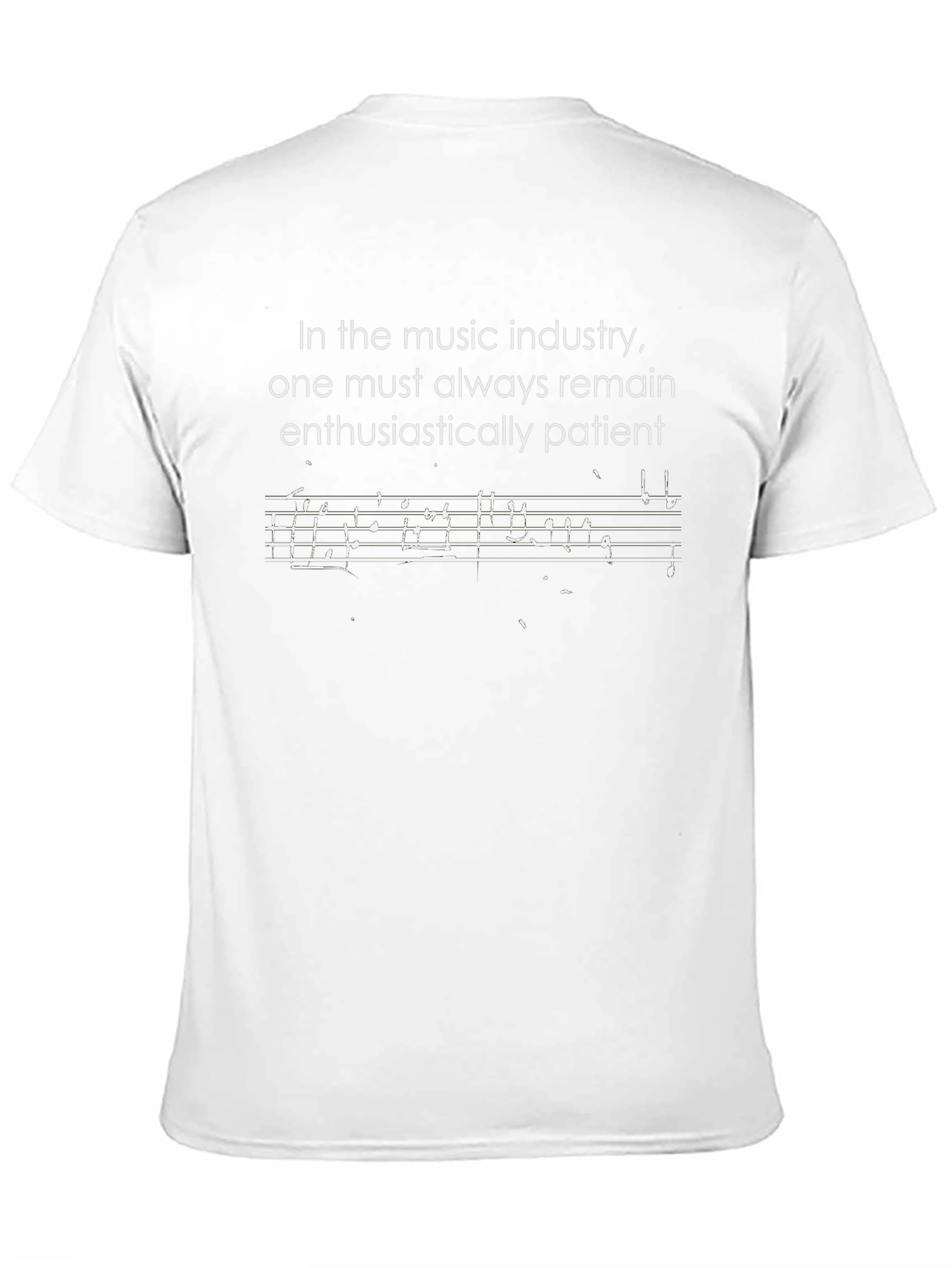 Music Industry Enthusiastically Patient T-Shirt