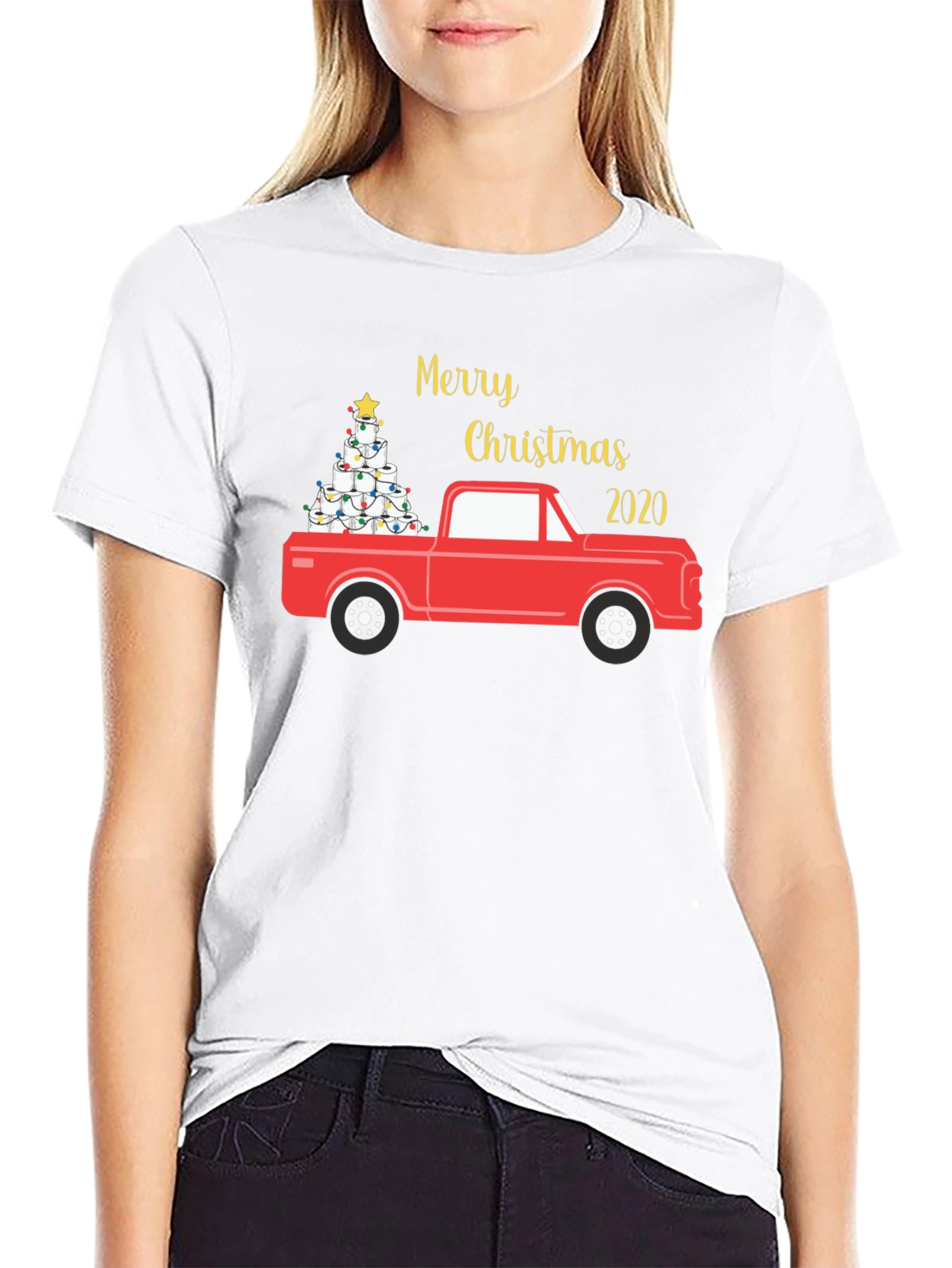 Merry Christmas 2020 TP Tree Truck T-Shirt