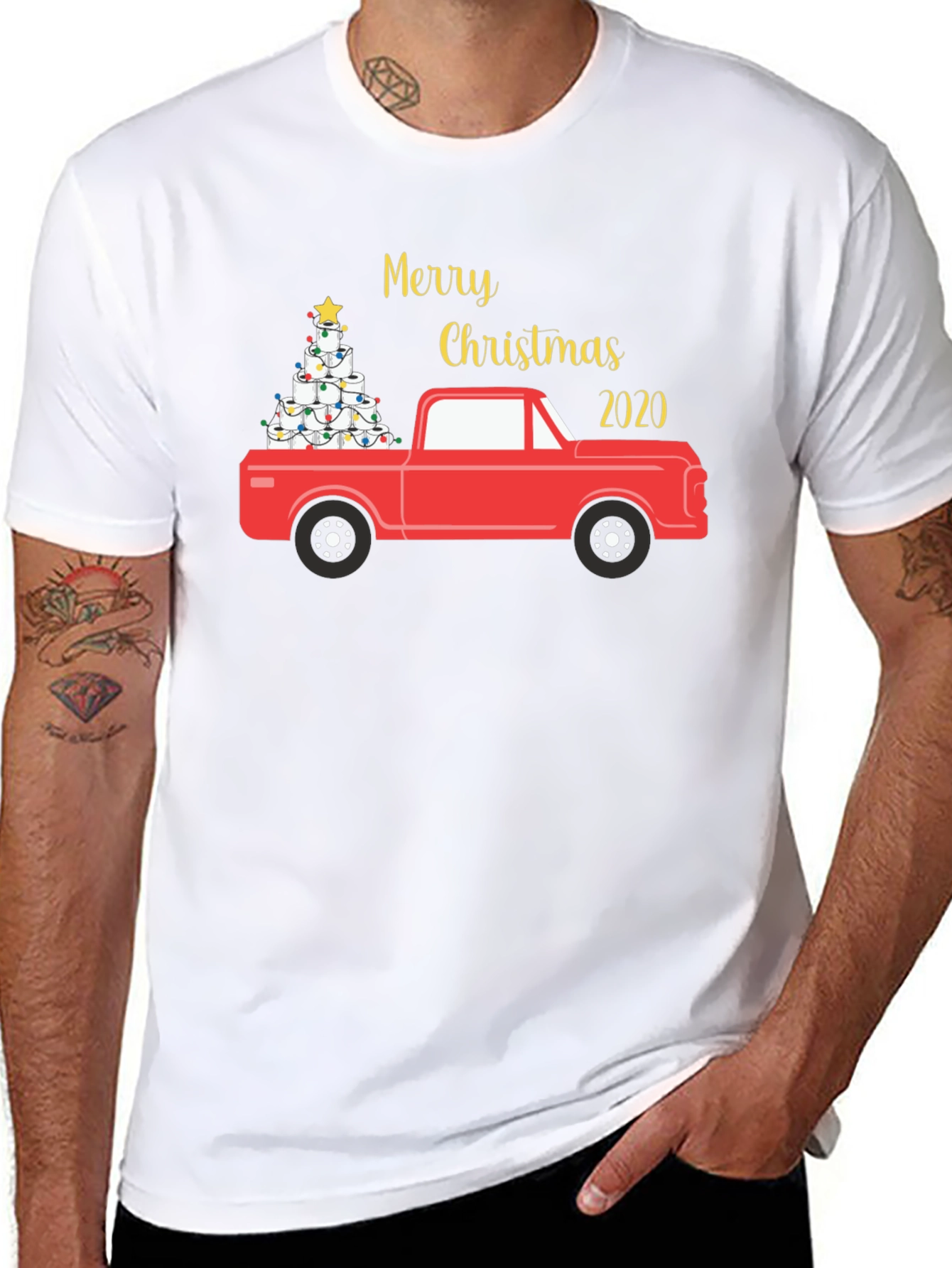 Merry Christmas 2020 TP Tree Truck T-Shirt