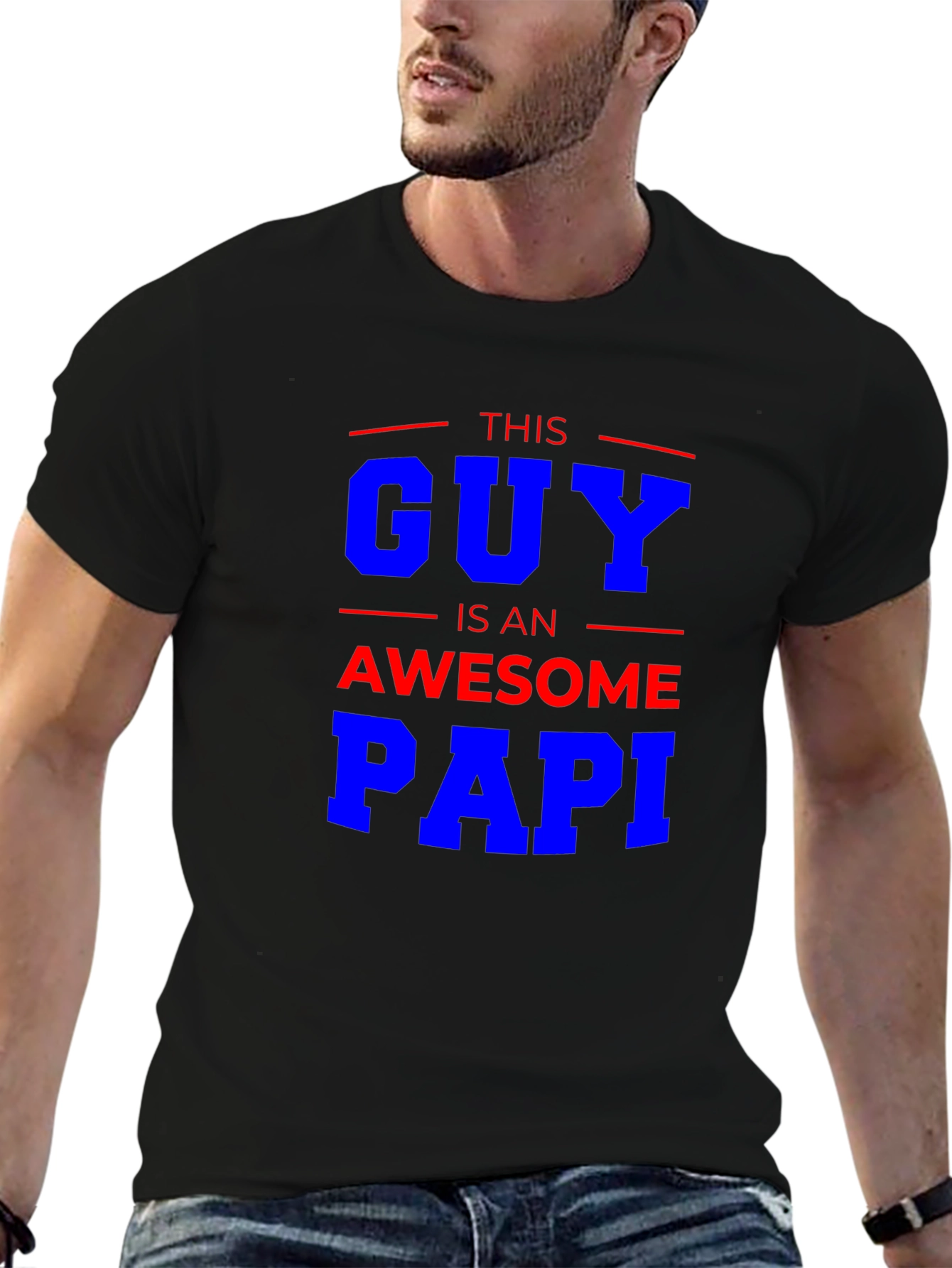 Awesome Papi T-Shirt - Gift for Dad