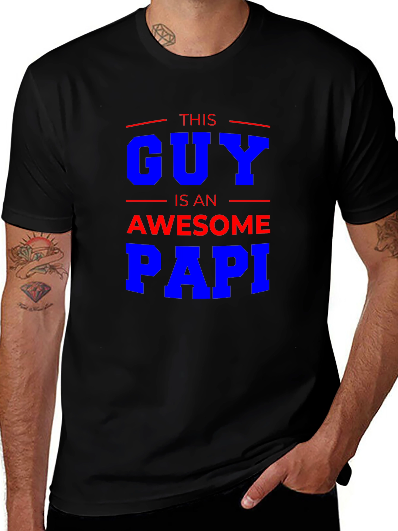 Awesome Papi T-Shirt - Gift for Dad