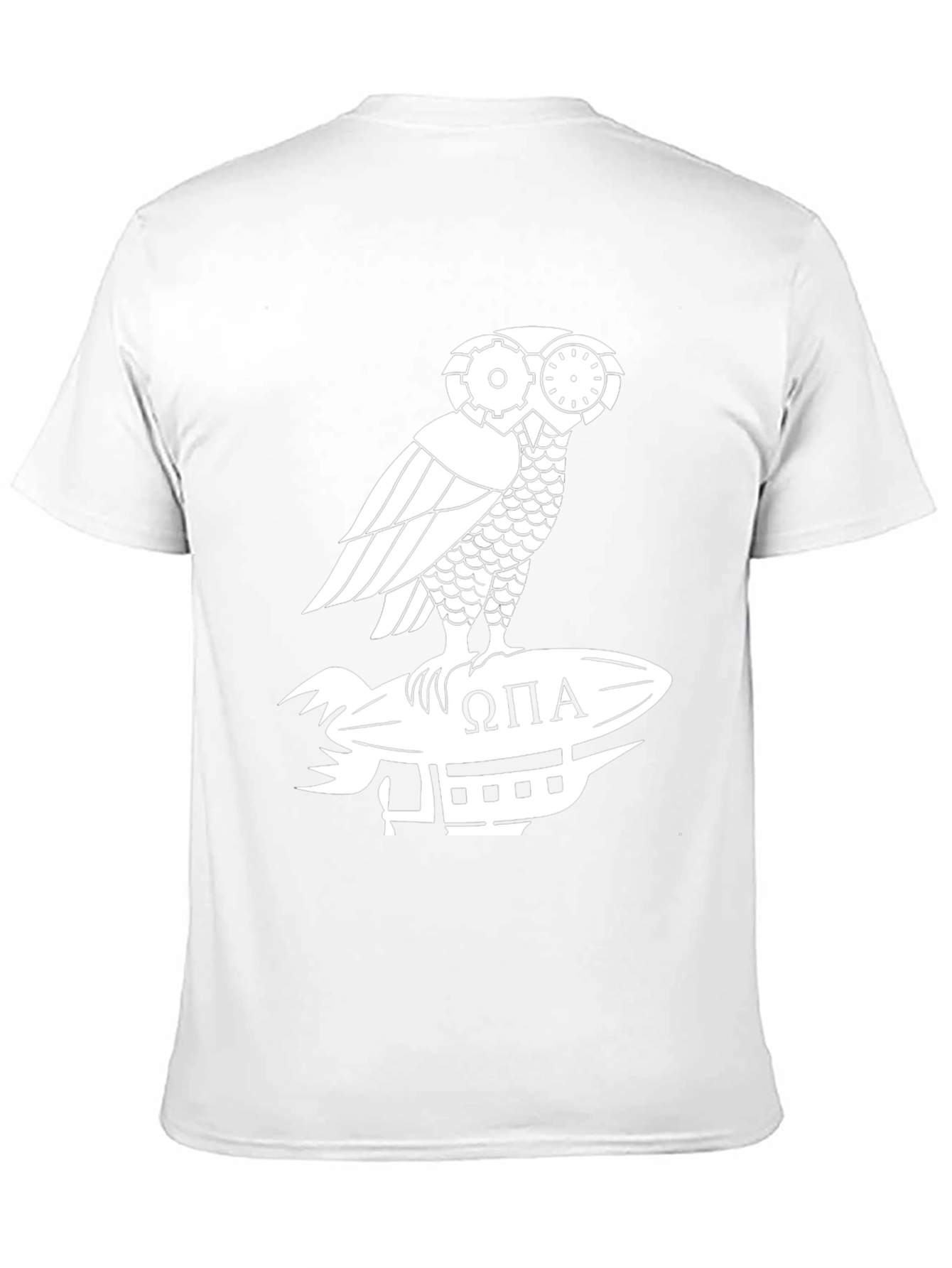 Steampunk Owl T-Shirt - Omega Pi Alpha Design