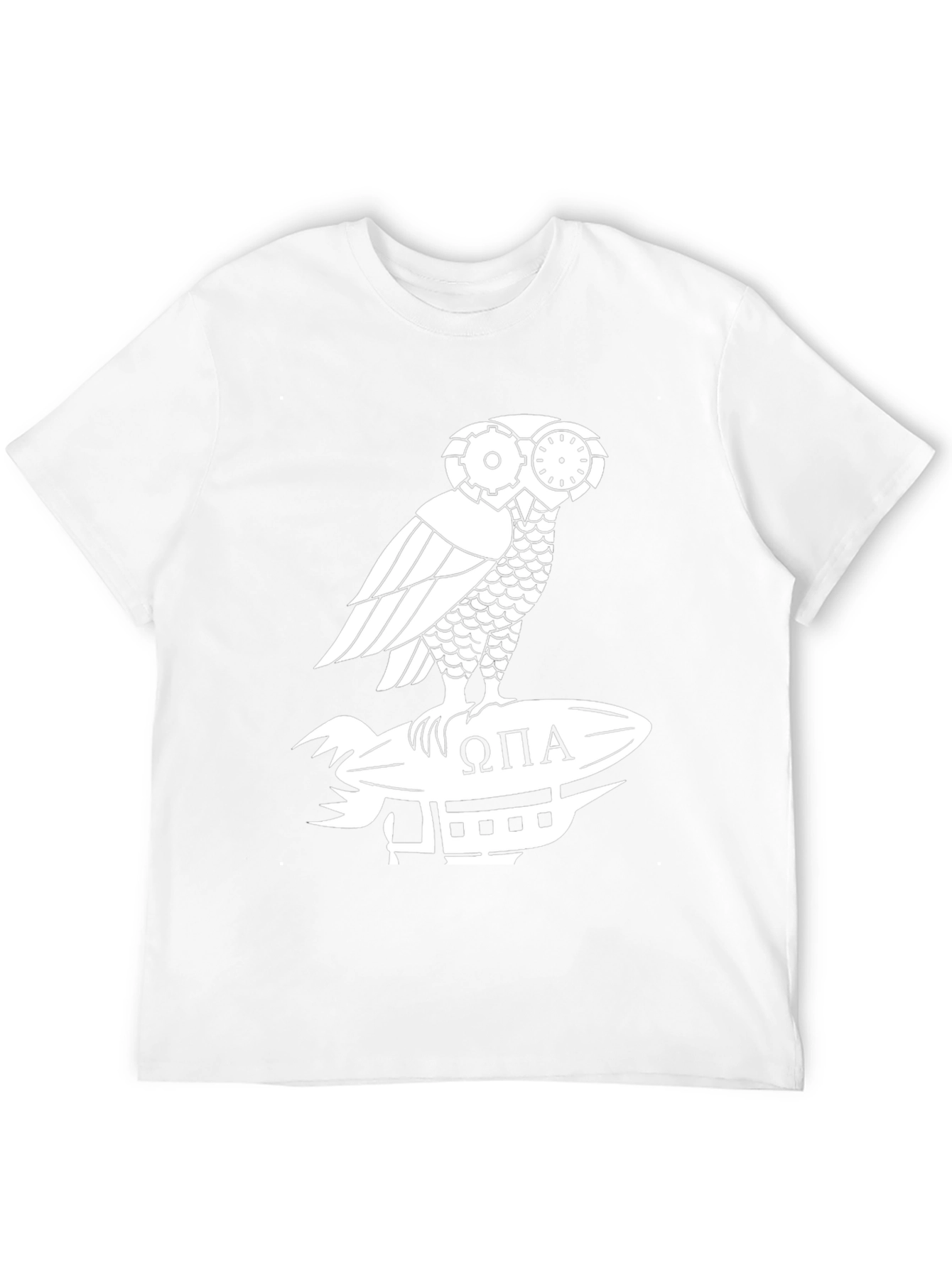 Steampunk Owl T-Shirt - Omega Pi Alpha Design