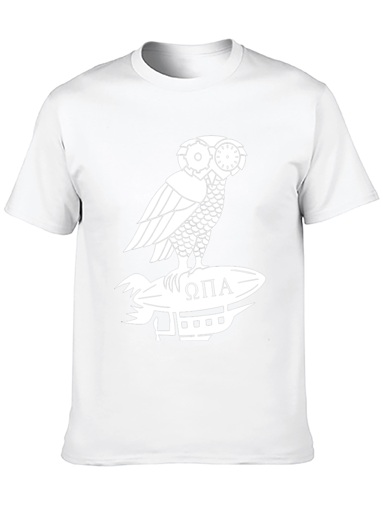 Steampunk Owl T-Shirt - Omega Pi Alpha Design