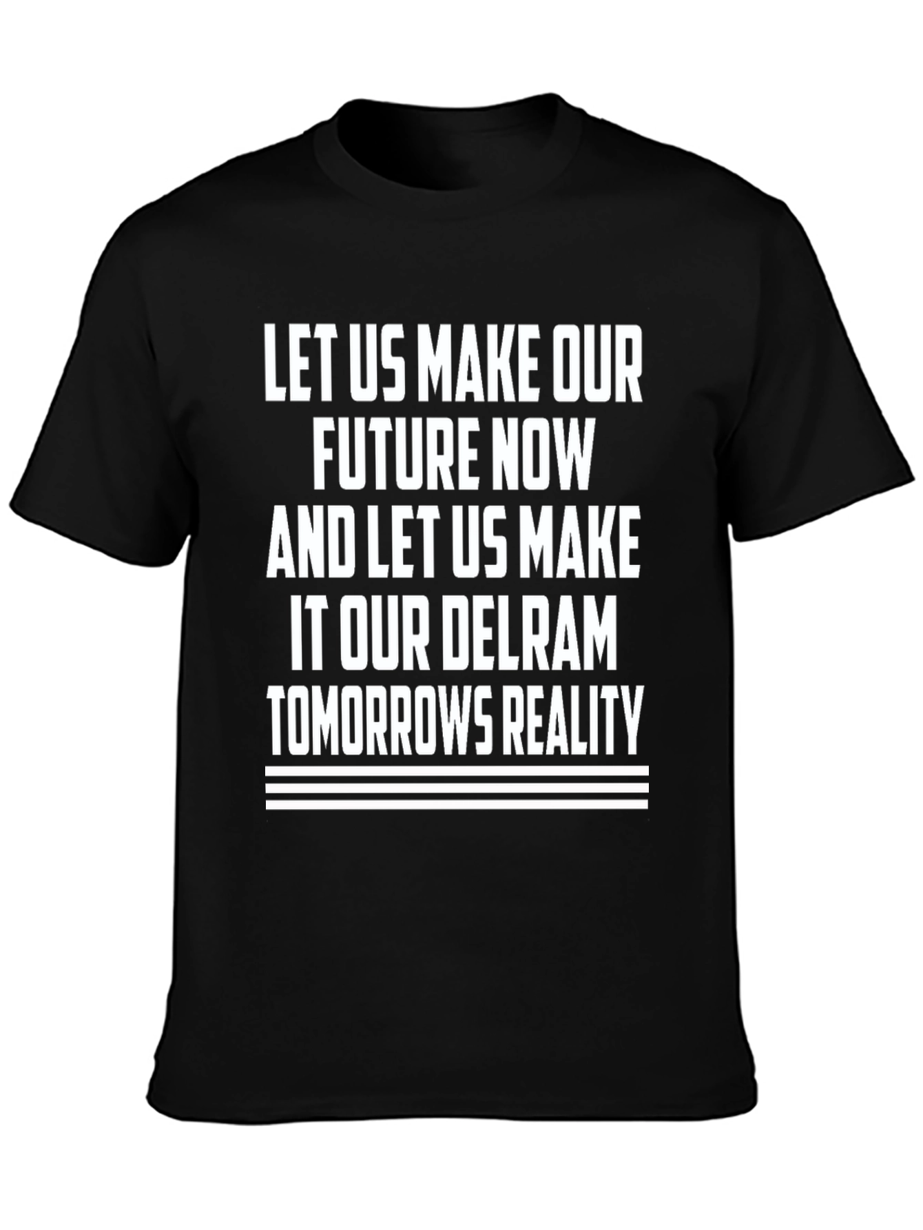 Delram Tomorrows Reality Graphic Tee