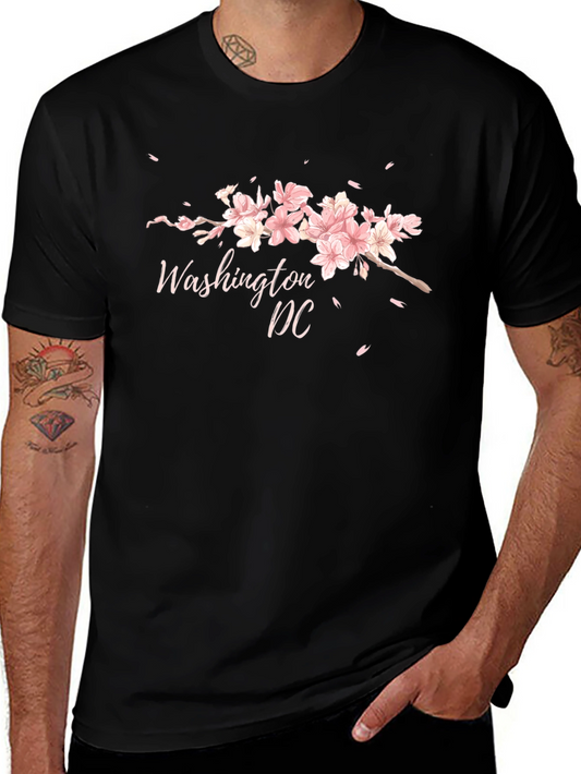 Washington DC Cherry Blossom Graphic T-Shirt