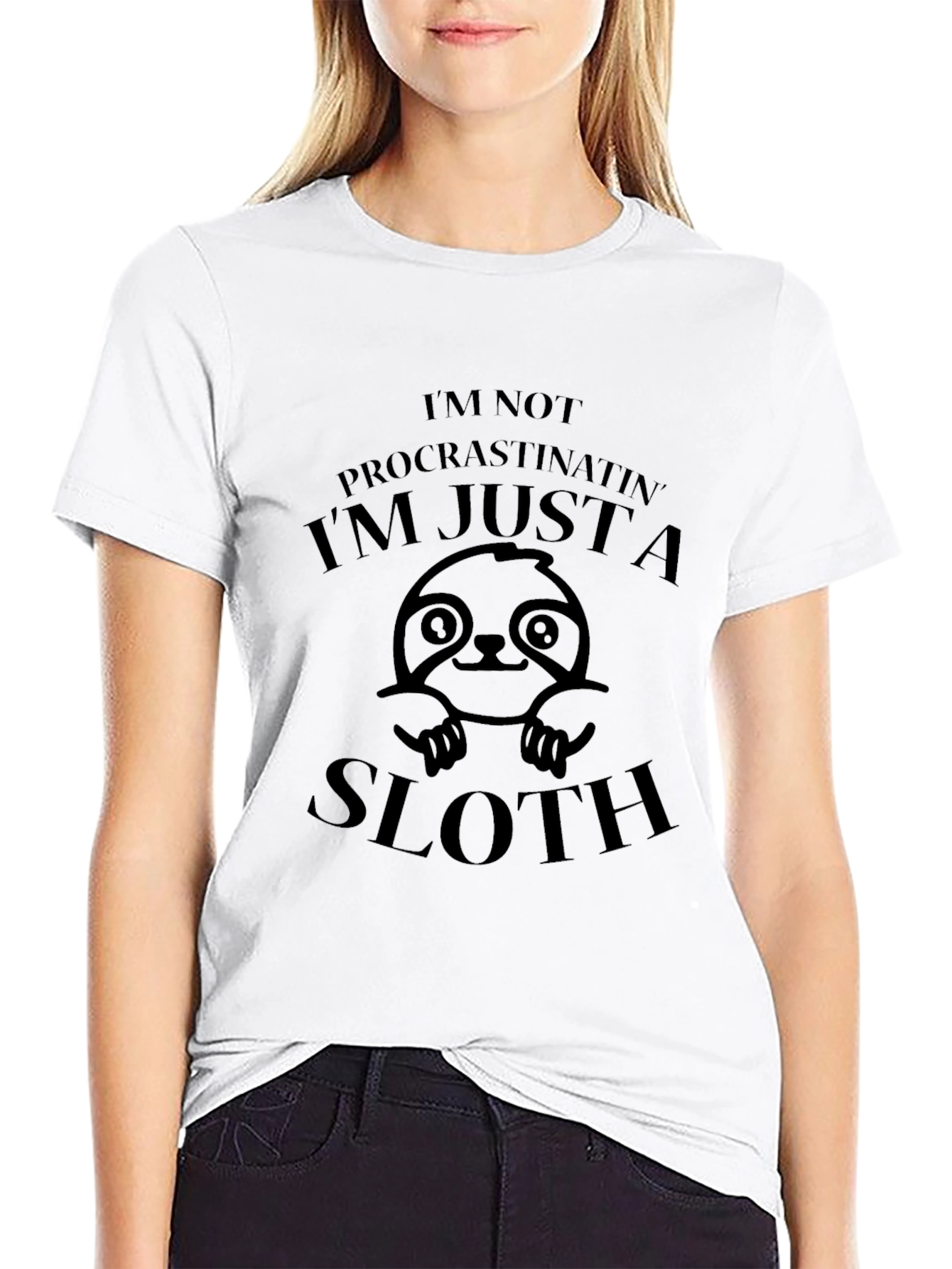Im Just a Sloth Funny Graphic T-Shirt
