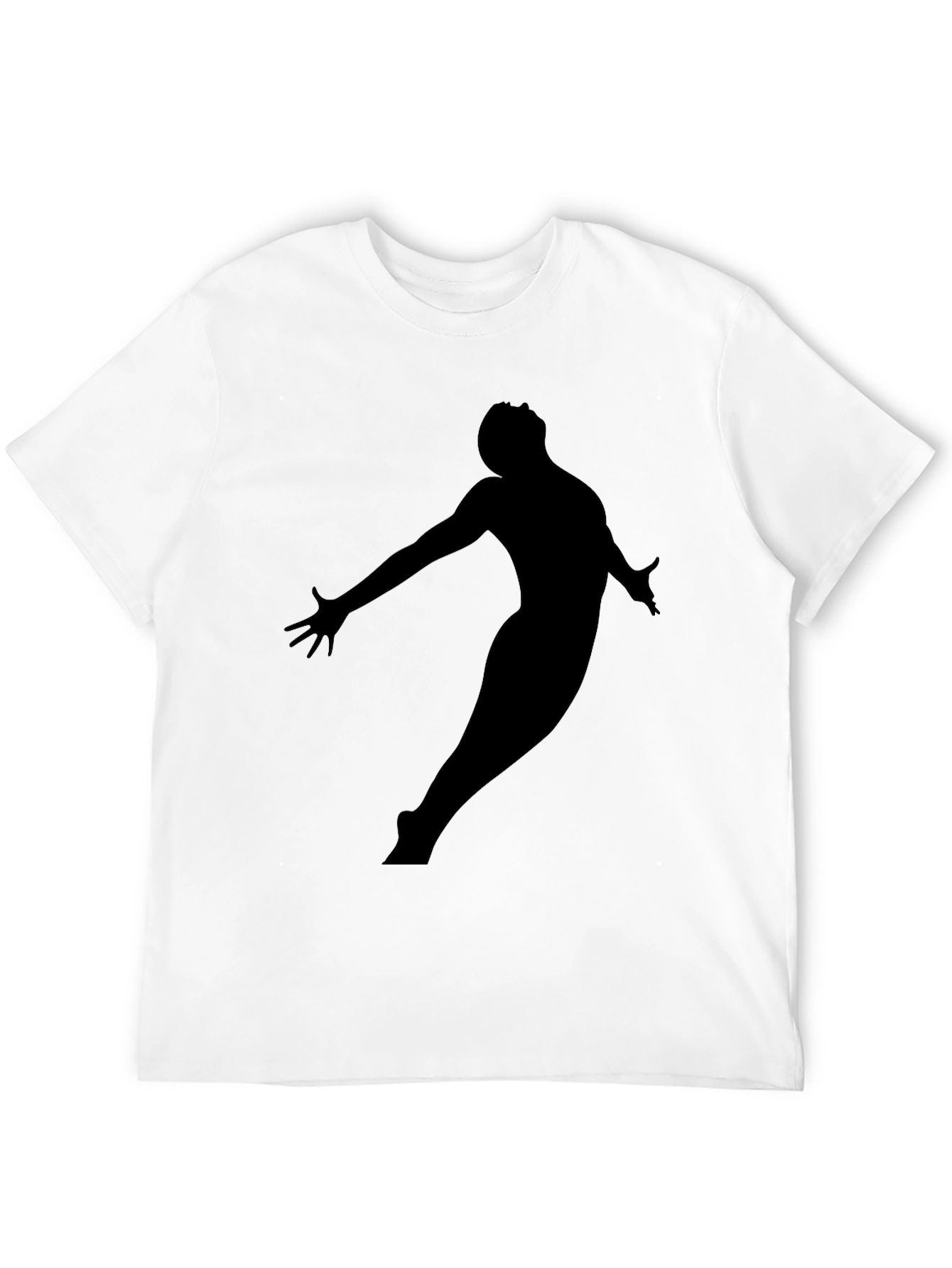 Silhouette Graphic Tee - Modern Black T-Shirt