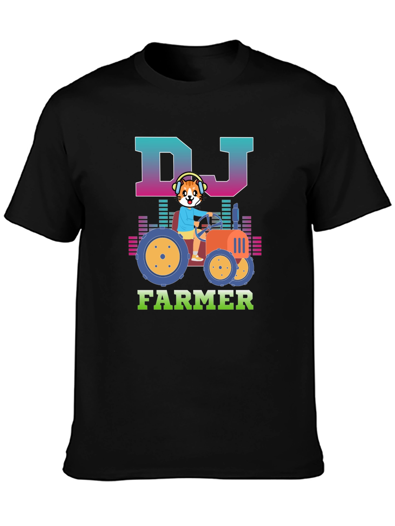 DJ Farmer Graphic Tee - Tractor T-Shirt