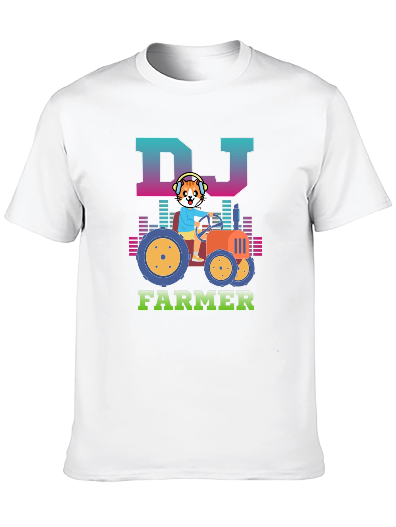 DJ Farmer Graphic Tee - Tractor T-Shirt