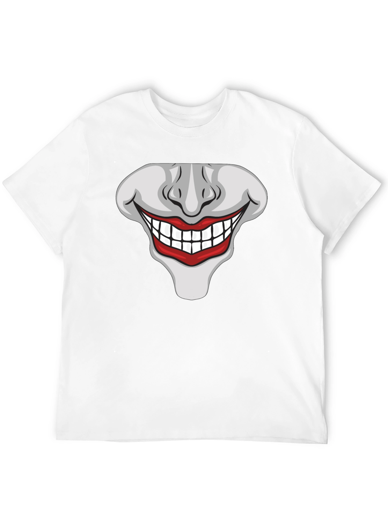 Joker Smile Graphic T-Shirt - Mens Black Tee