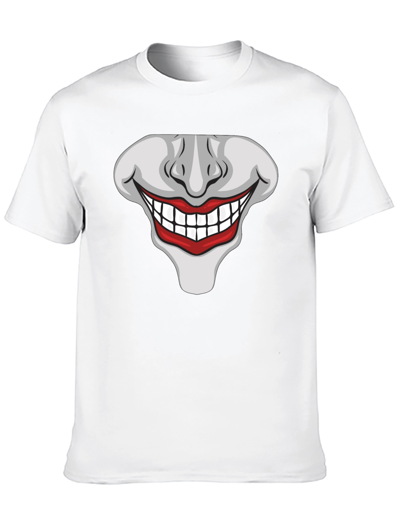 Joker Smile Graphic T-Shirt - Mens Black Tee