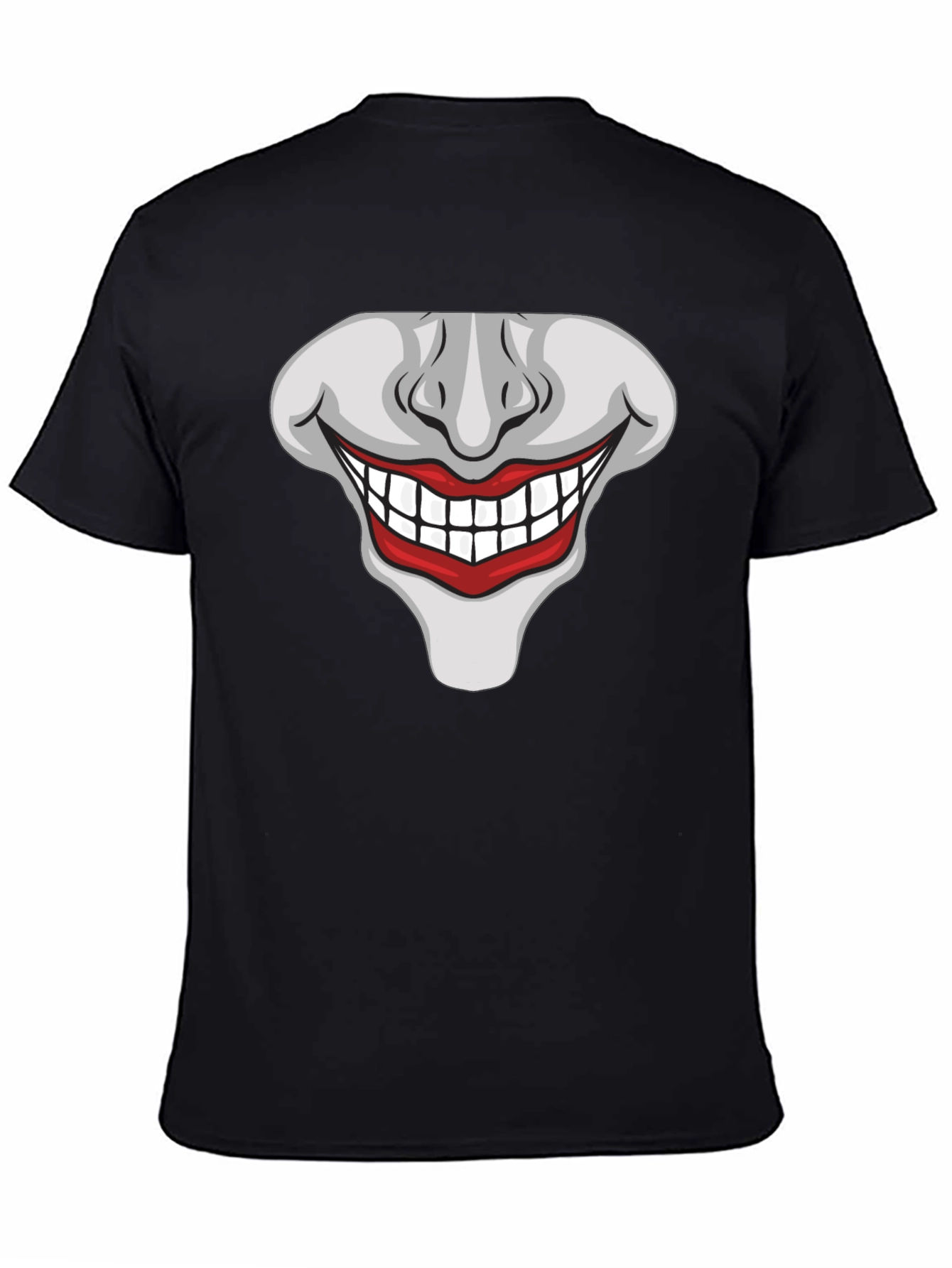 Joker Smile Graphic T-Shirt - Mens Black Tee