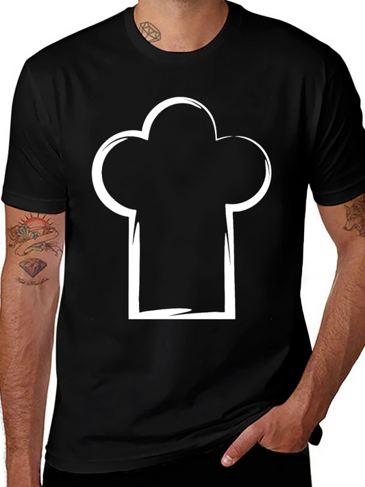 Chef Hat Graphic T-Shirt - Culinary Design Tee