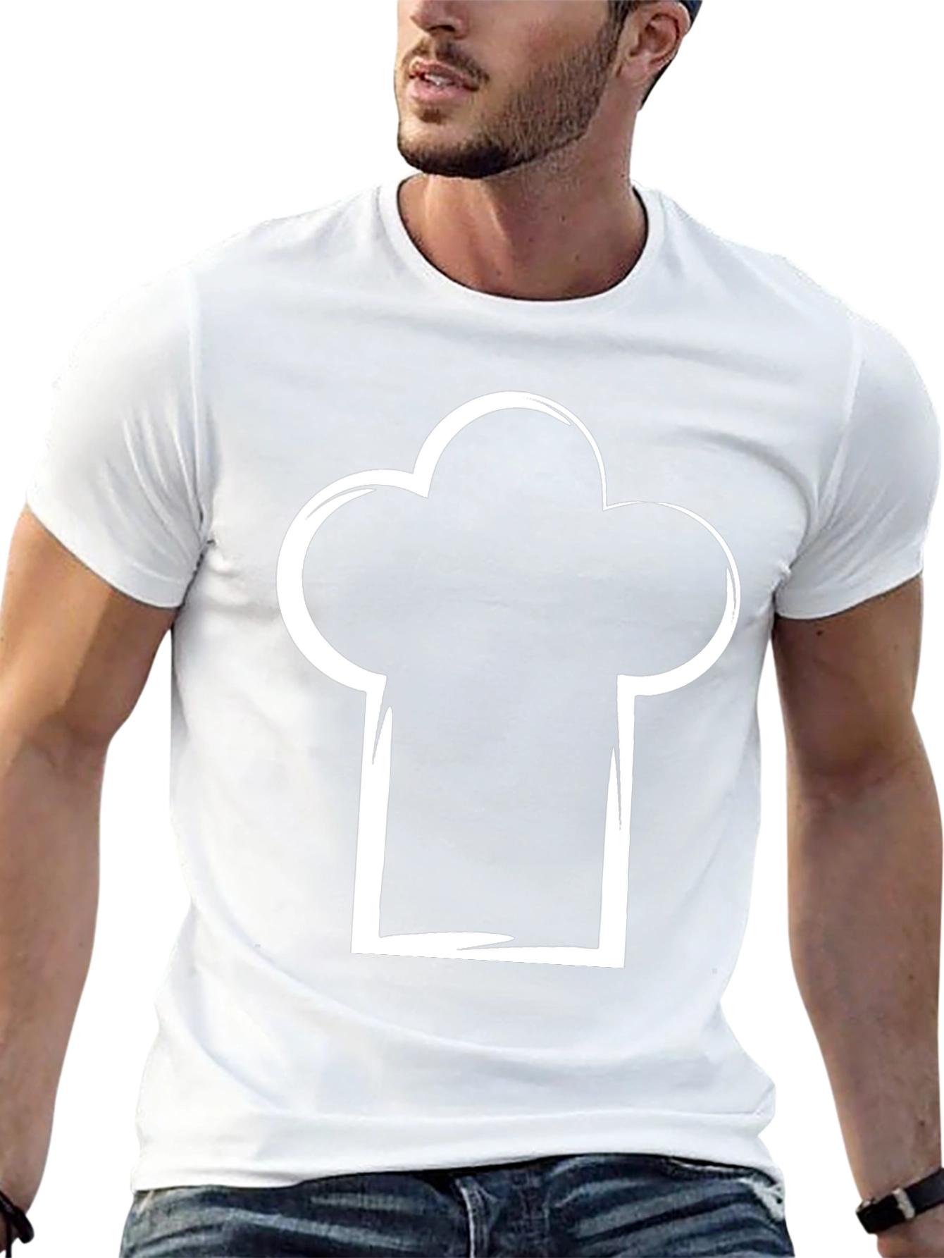 Chef Hat Graphic T-Shirt - Culinary Design Tee