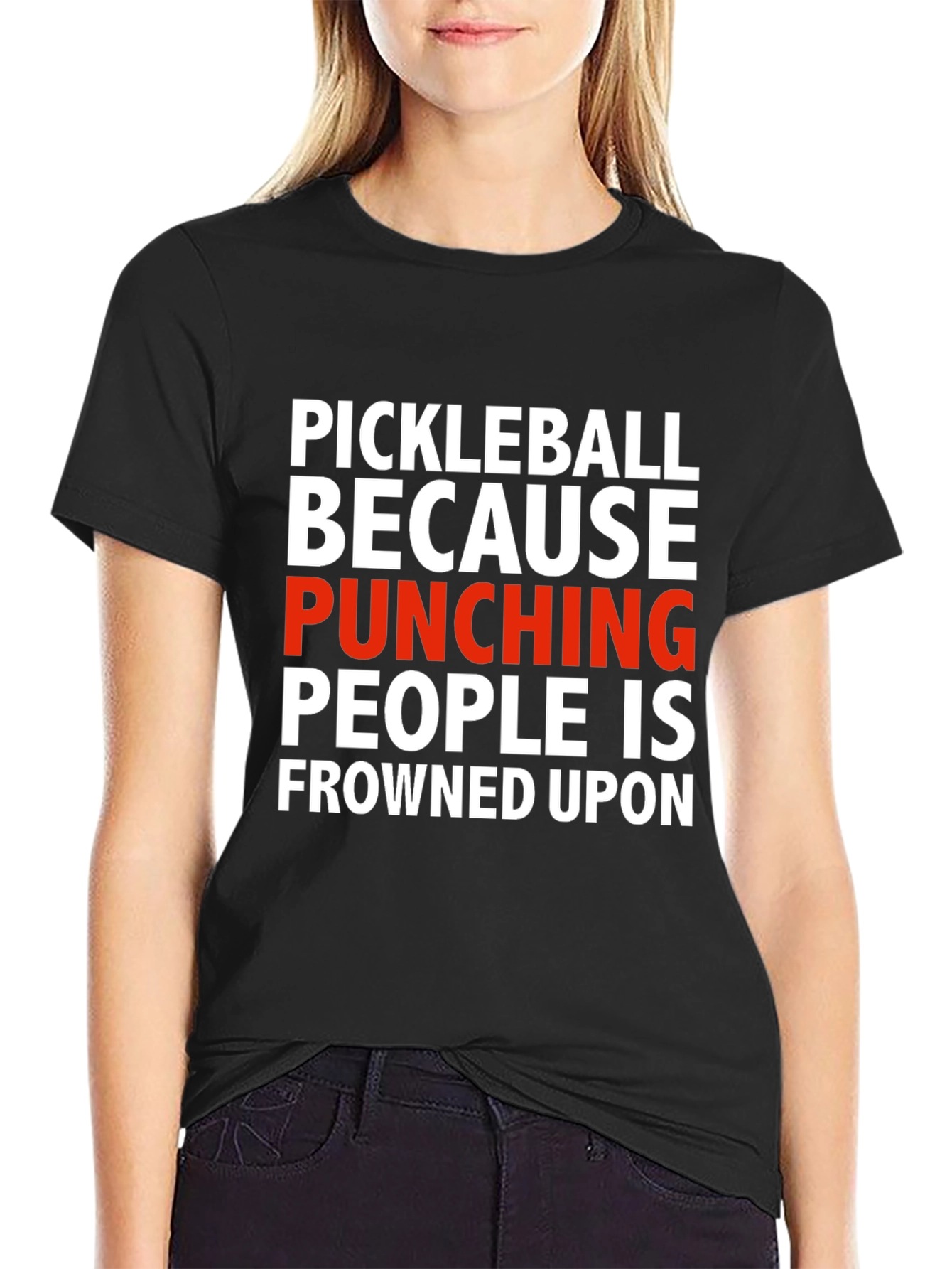 Pickleball Punishing People T-Shirt