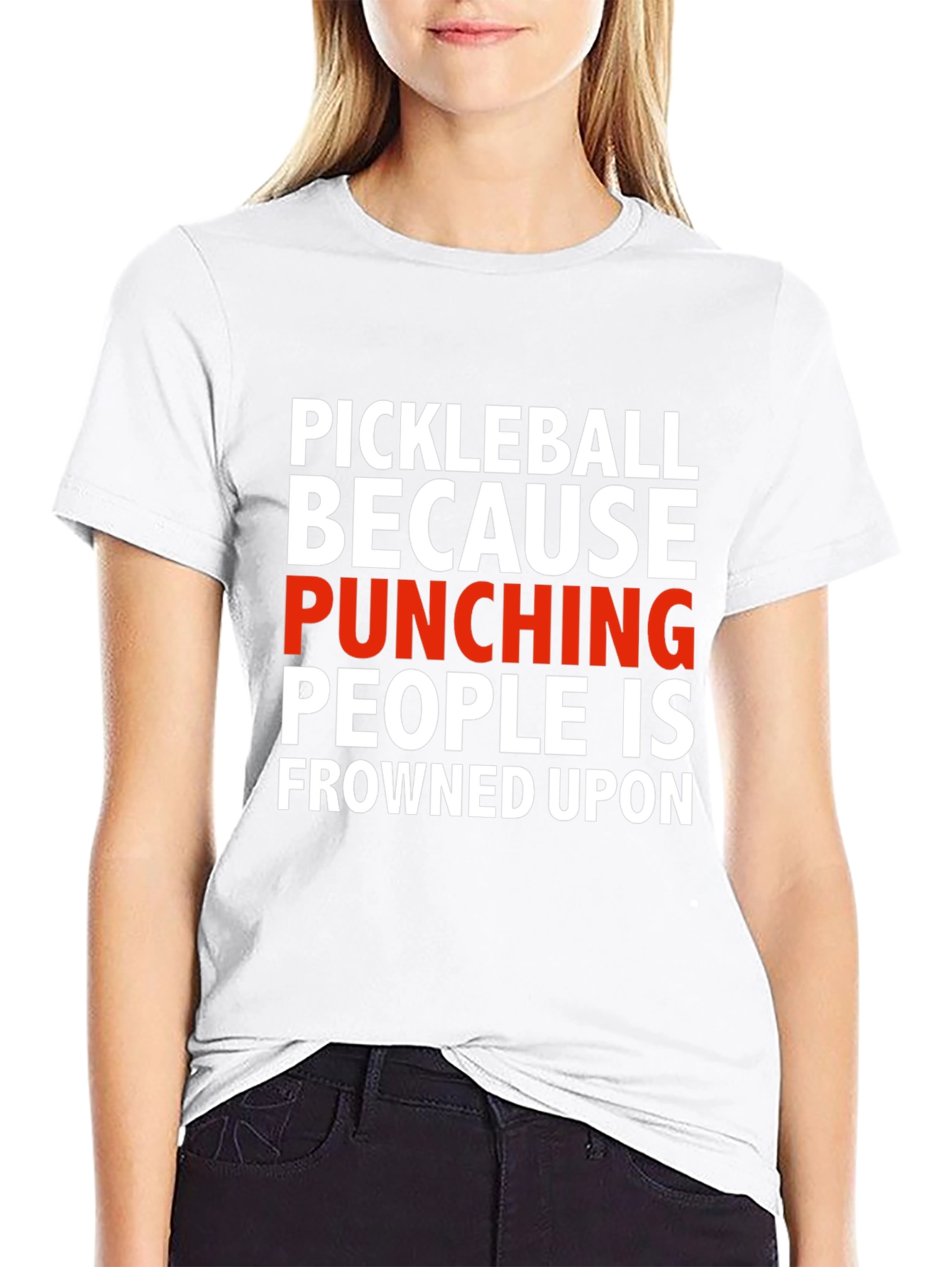 Pickleball Punishing People T-Shirt