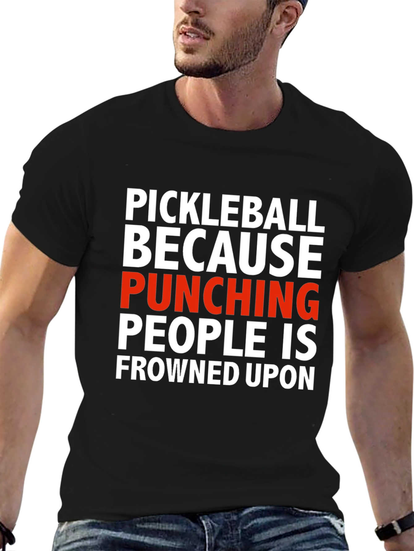 Pickleball Punishing People T-Shirt