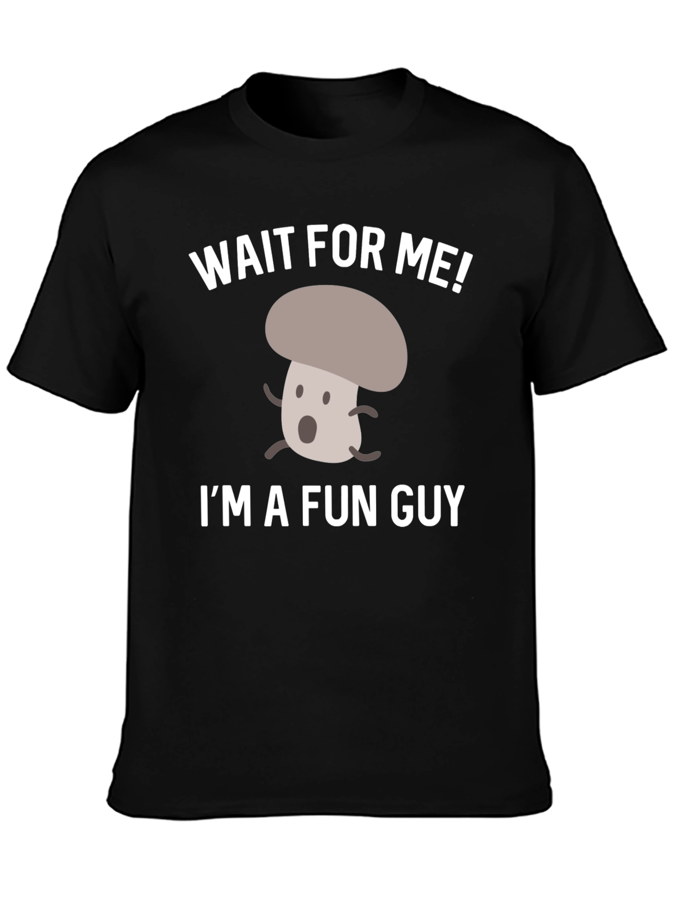 Fun Guy Mushroom Graphic T-Shirt