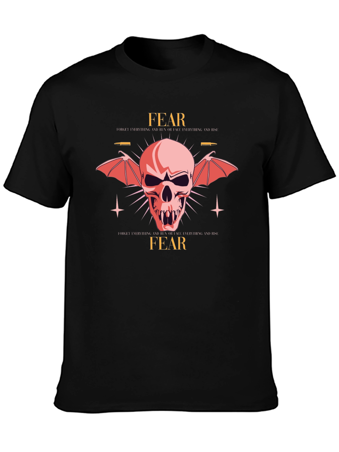 Fear Graphic Print T-Shirt