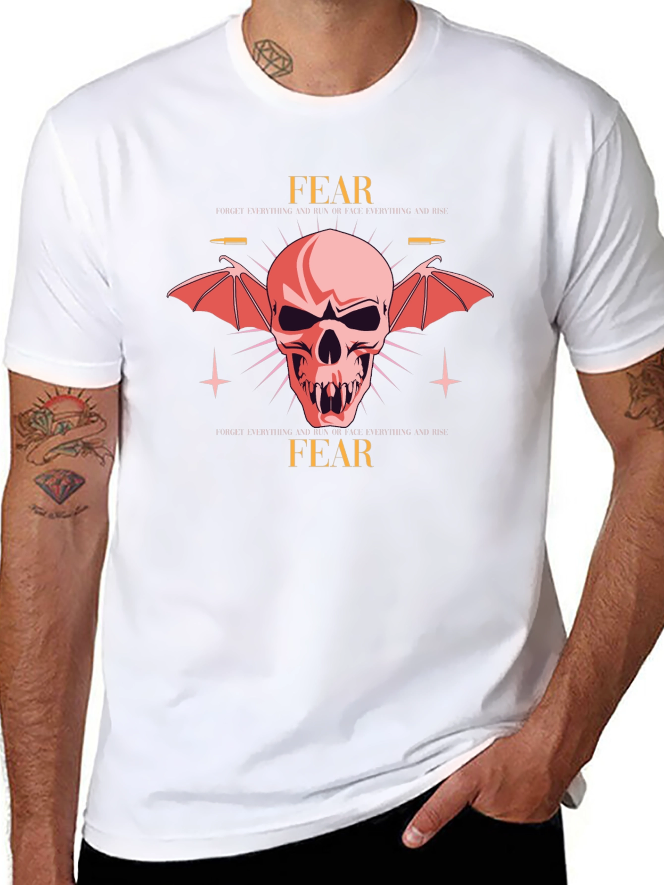 Fear Graphic Print T-Shirt