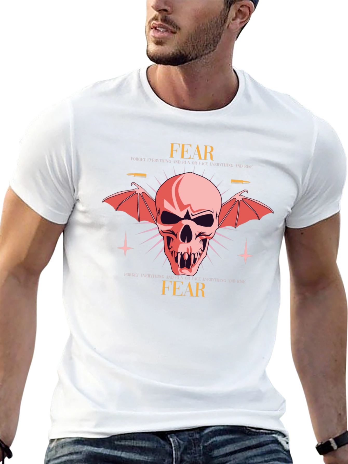 Fear Graphic Print T-Shirt