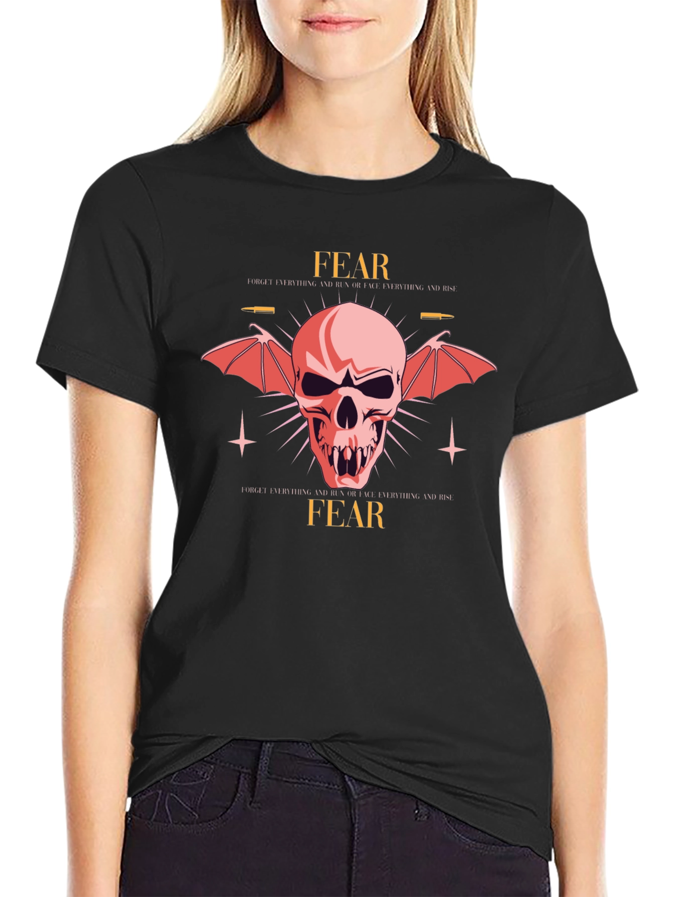 Fear Graphic Print T-Shirt