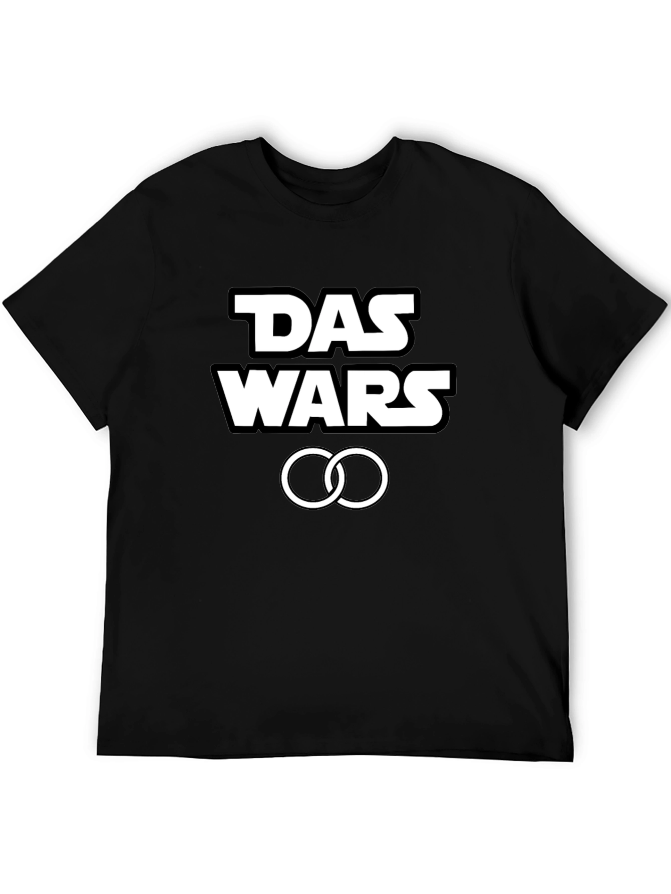 Das Wars T-Shirt - Black Cotton Graphic Tee