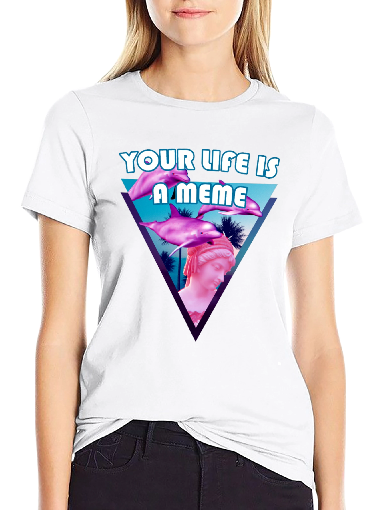 Meme Life T-Shirt - Vaporwave Style