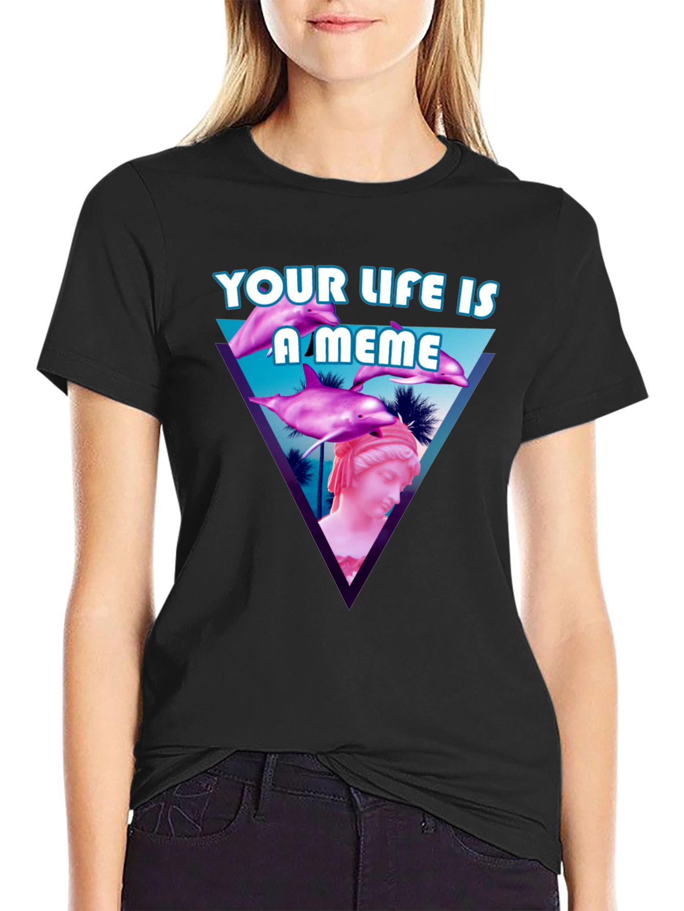 Meme Life T-Shirt - Vaporwave Style