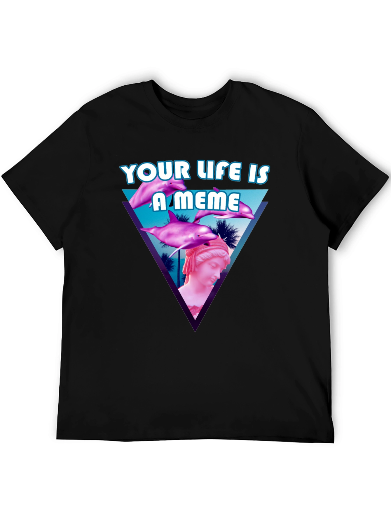 Meme Life T-Shirt - Vaporwave Style