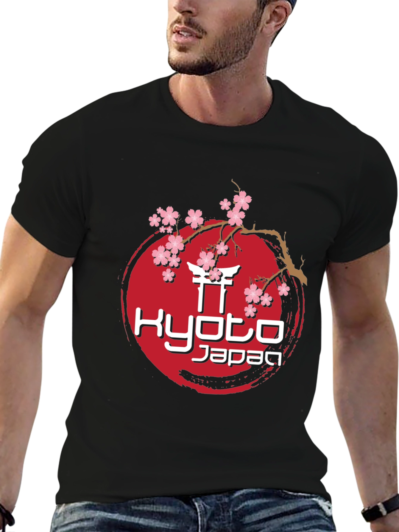 Kyoto Japan Sakura Blossom Graphic T-Shirt