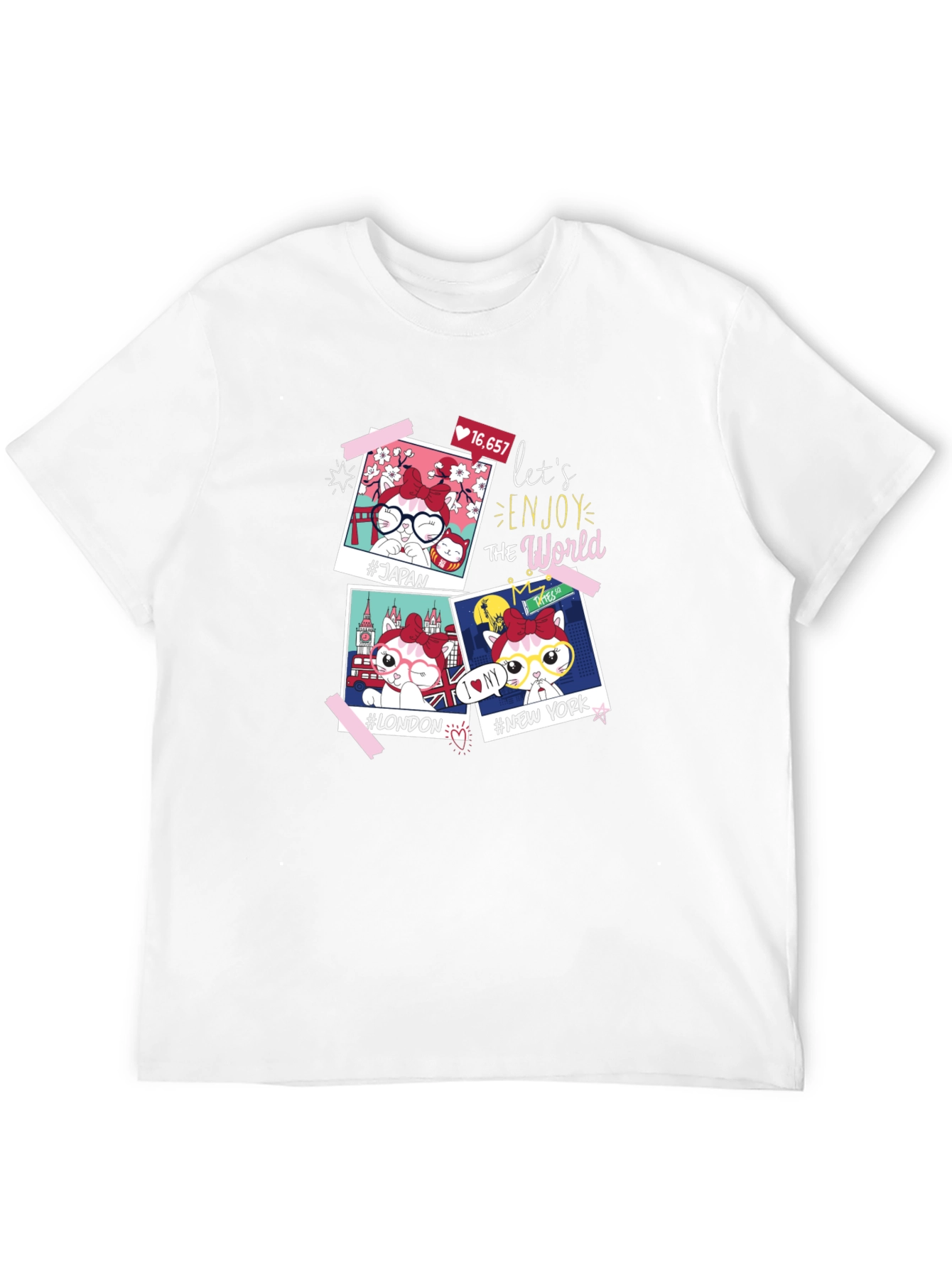 World Traveler Cat T-Shirt
