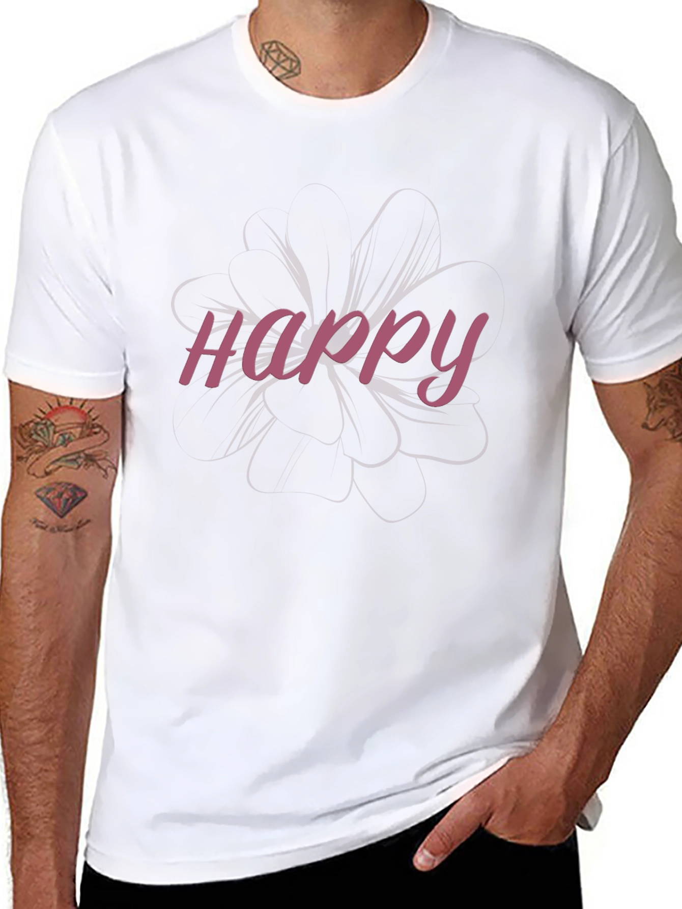 Happy T-Shirt - Casual Comfort