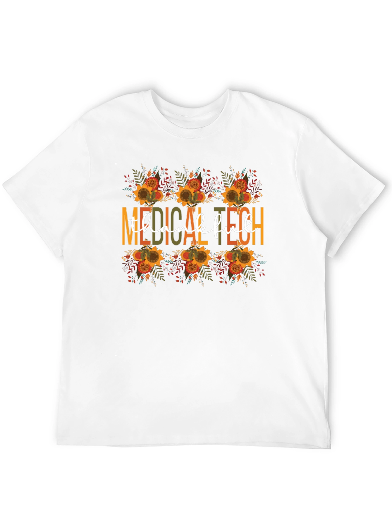 Medical Tech Thankful Fall T-Shirt