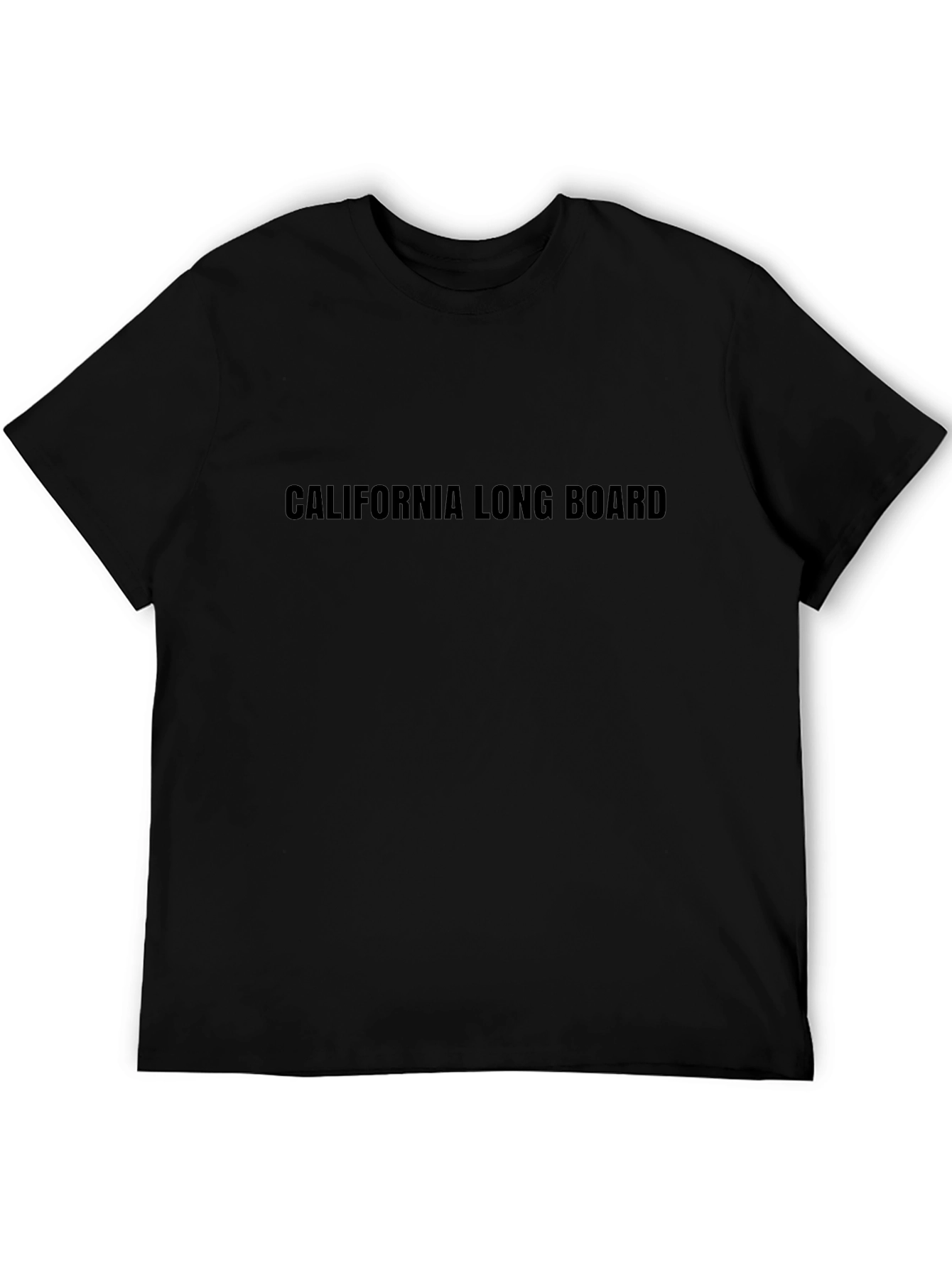 California Long Board Black T-Shirt