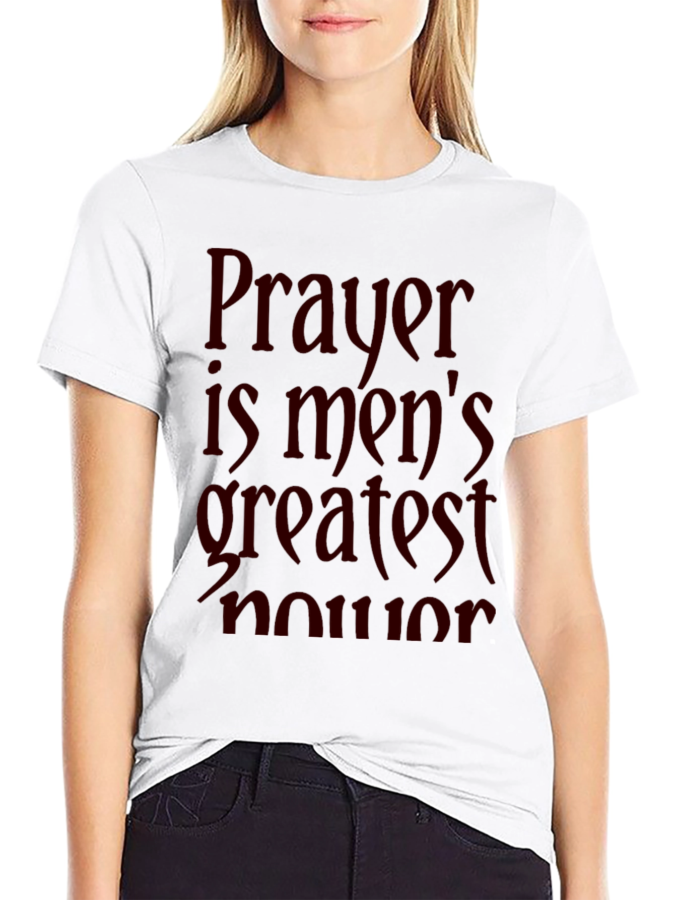 Prayer Mens Graphic T-Shirt