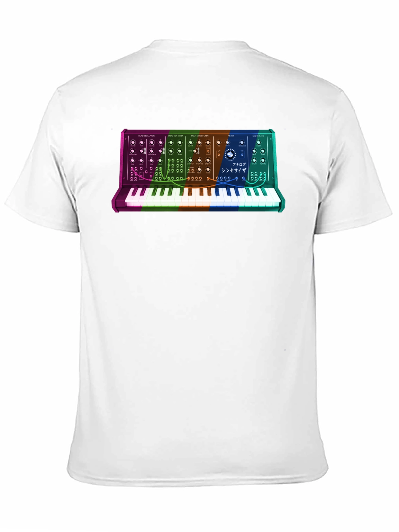 Synth Keyboard T-Shirt - Retro Music Lover Tee