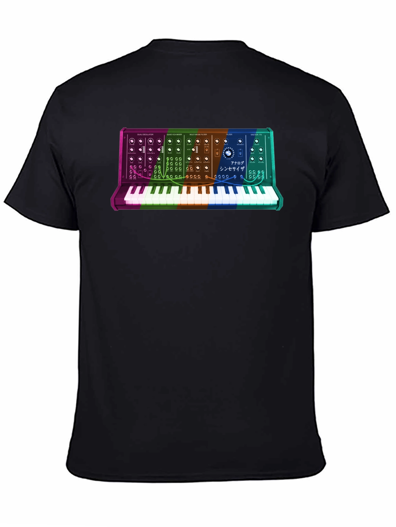 Synth Keyboard T-Shirt - Retro Music Lover Tee