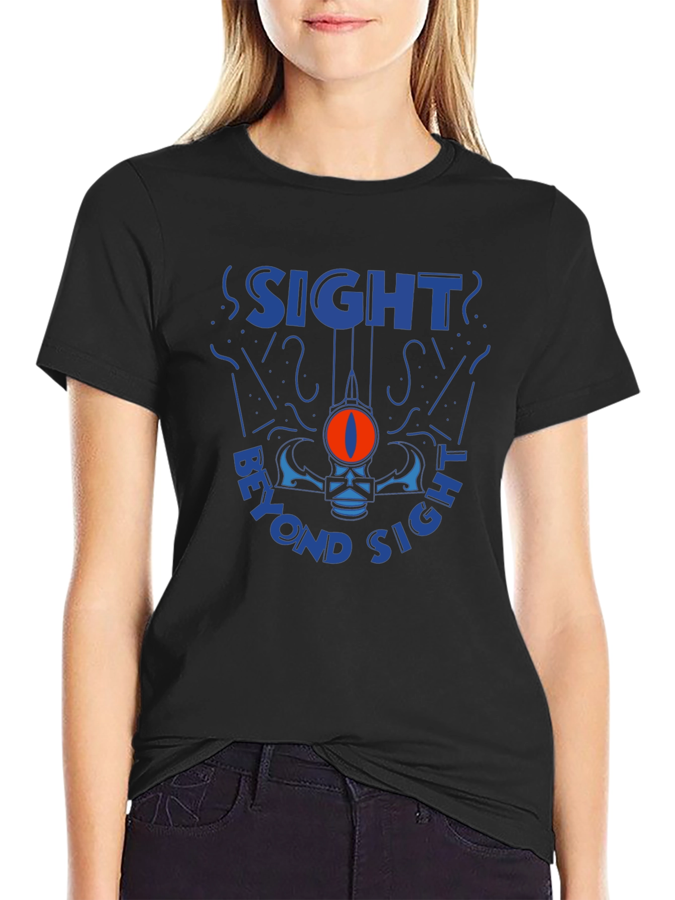 Sight Beyond Sight Graphic T-Shirt - Eye Design