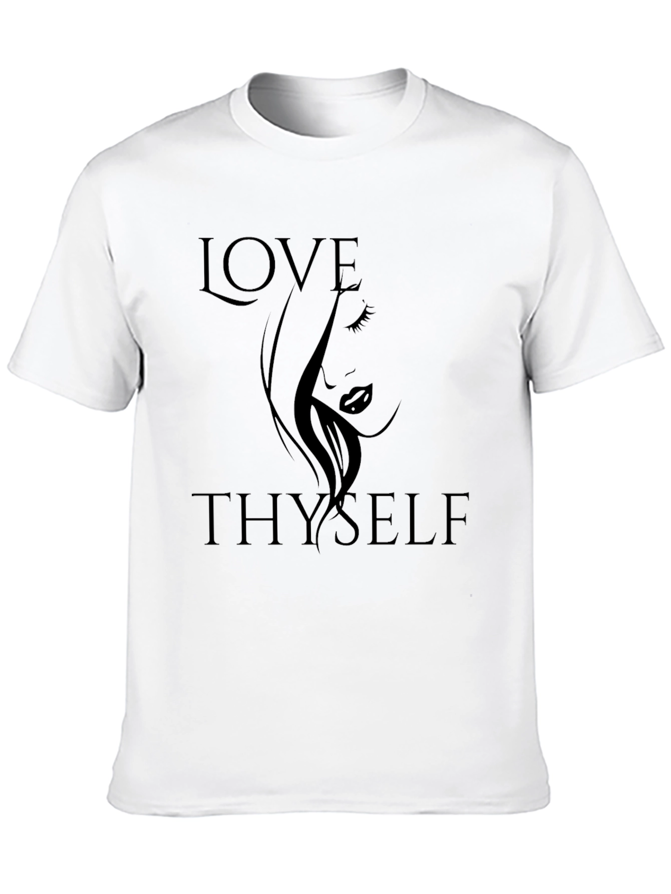 Love Thyself Black Graphic Tee