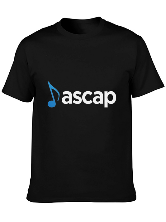 ASCP Music Note T-Shirt - Black Cotton Tee