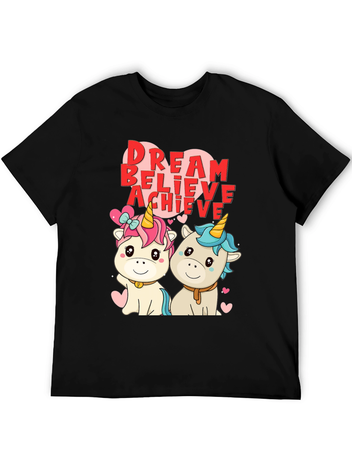 Dream Believe Achieve Unicorn T-Shirt