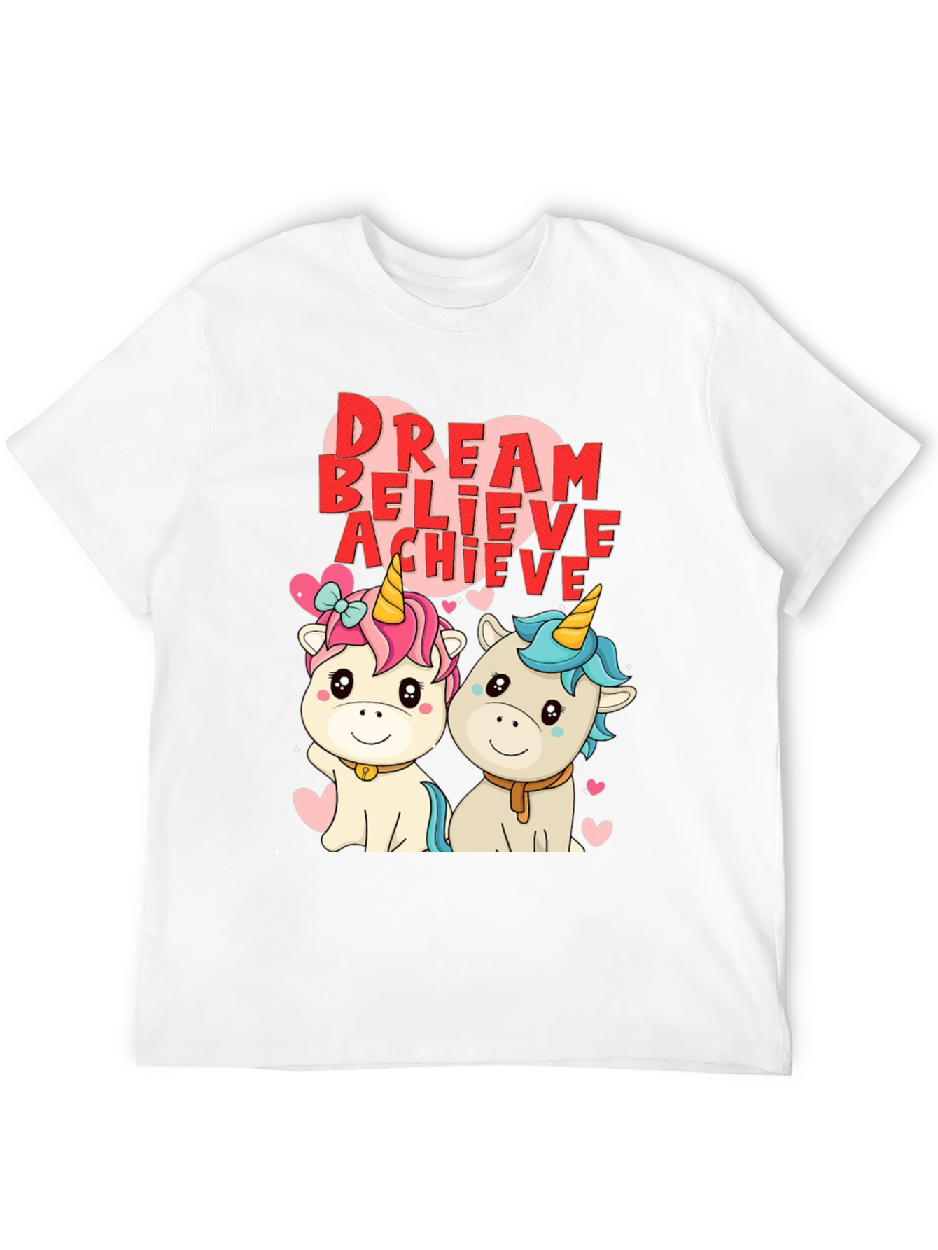 Dream Believe Achieve Unicorn T-Shirt