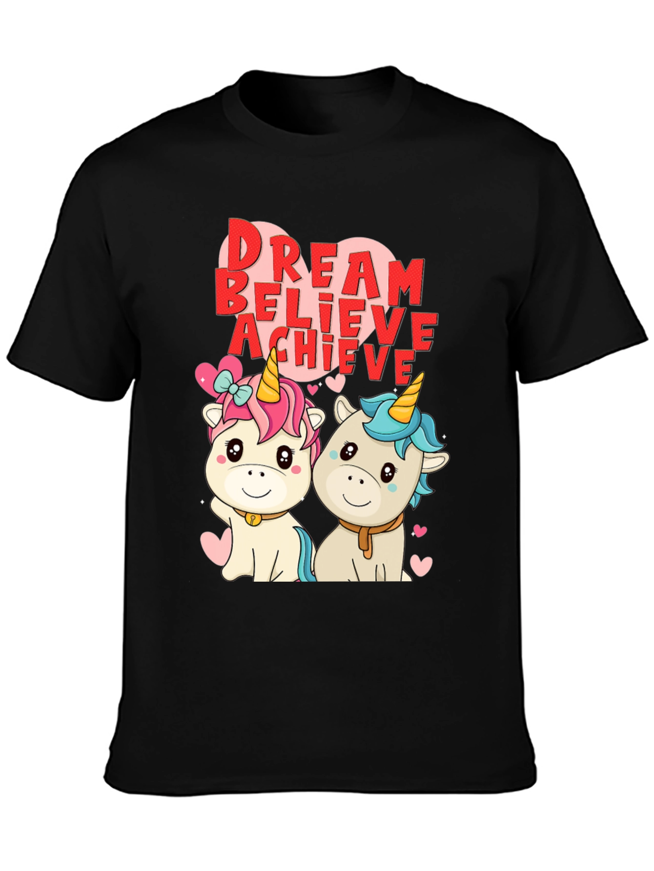 Dream Believe Achieve Unicorn T-Shirt